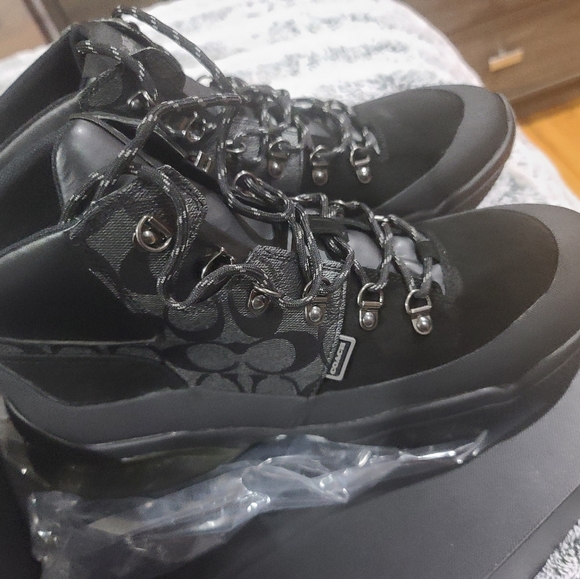Coach Citysole Hiker Boots Size 11.5 (US 12) - Picture 3 of 6